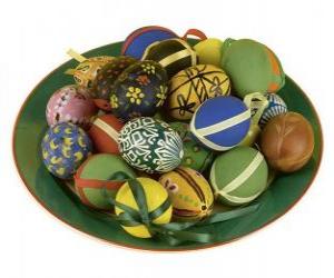 Puzzle Τυπικό διακοσμημένα αυγά του Πάσχα